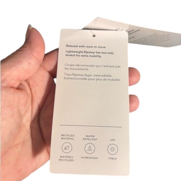 Athleta Women's Blue Sight Seer Lace Ripstop Jacket Size Large - Picture 8 of 14